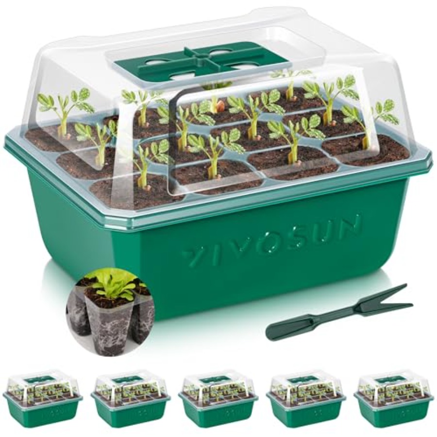 Dome Propagation Kit - 6-Pack Seed Starter, 72-Cell Seed Starter