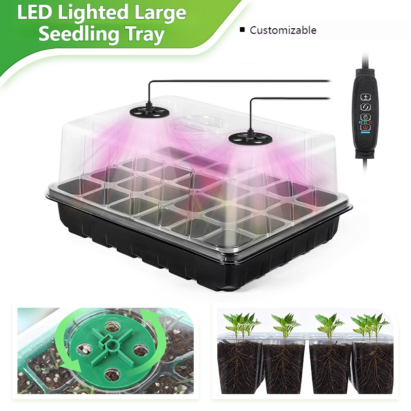 24/48 Cell Seedling Tray Kit w - Dome Propagation Kit review and price
