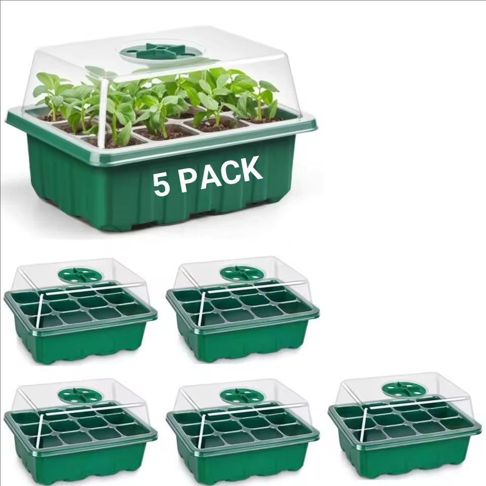 10pcs/5pcs Seedling Trays Seed - Dome Propagation Kit review and price