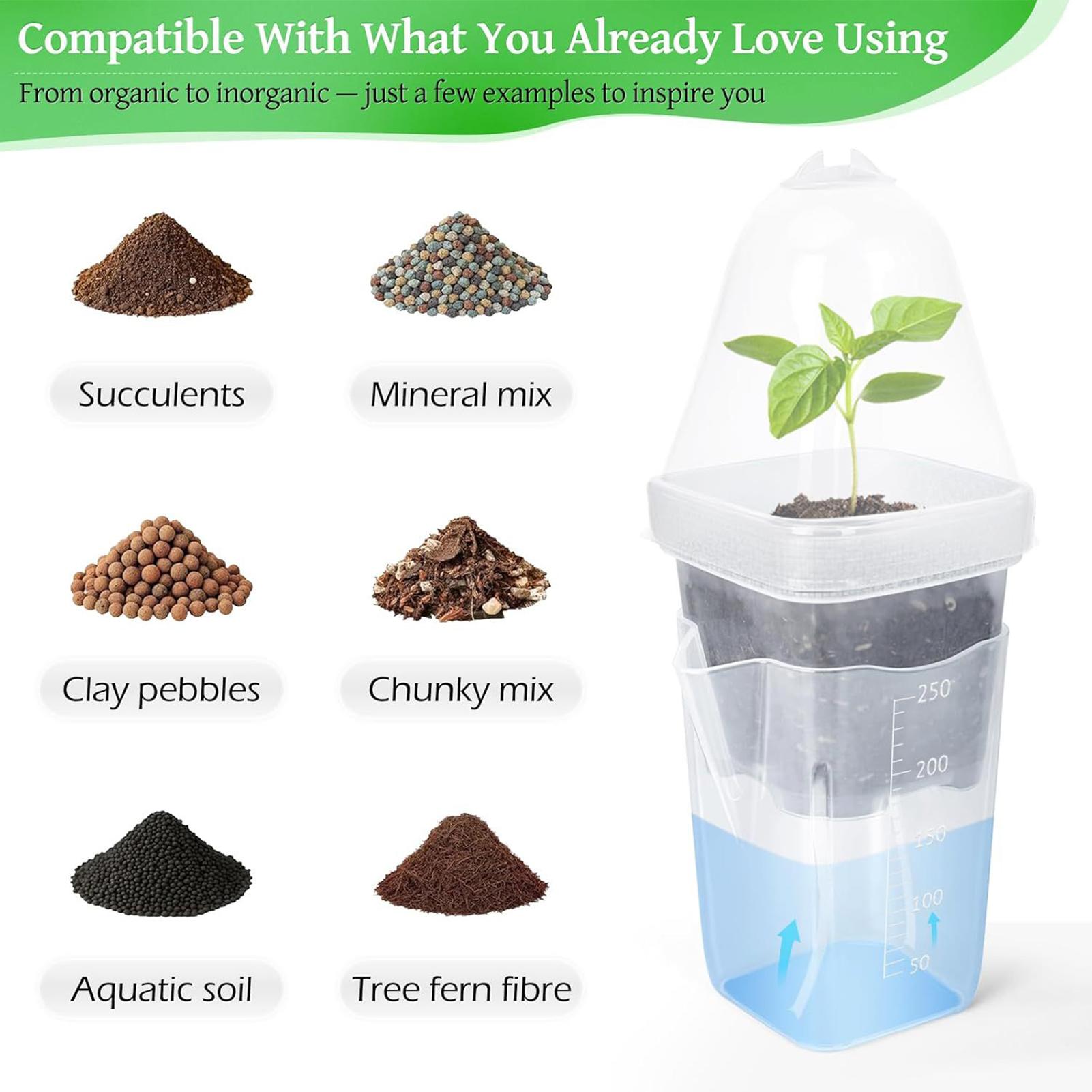 Self Watering Pots 12Pcs Seed  - Dome Propagation Kit review and price