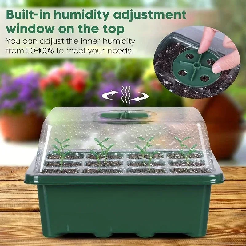 12Grids Seedling Trays Seed St - Dome Propagation Kit review and price
