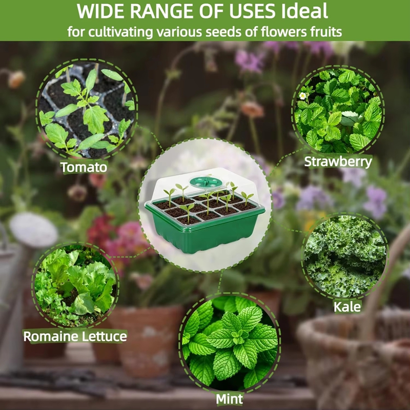 Seed Starter Tray Mini Greenho - Dome Propagation Kit review and price